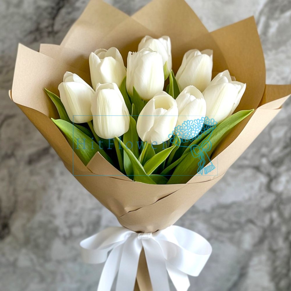 Букет цветов из: Тюльпаны